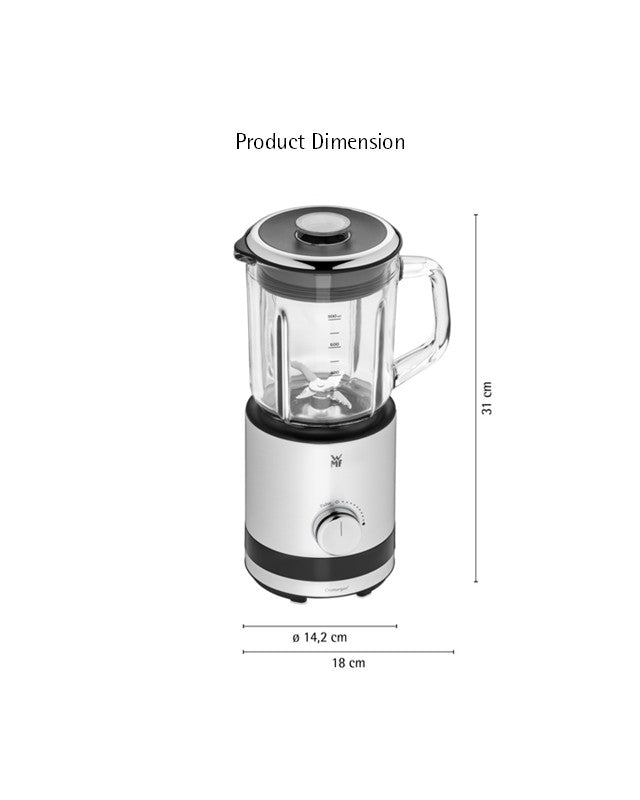 WMF KITCHENminis Blender Black 400W 0.8Liters 3KG Cromargan