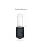 WMF KITCHENminis Smoothie-To-Go Silver 300W 0.6Liters Tritan