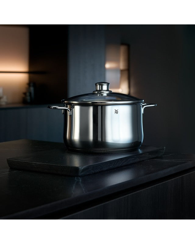 WMF Diadem Plus High casserole with lid 20cm 3.3L Stainless Steel