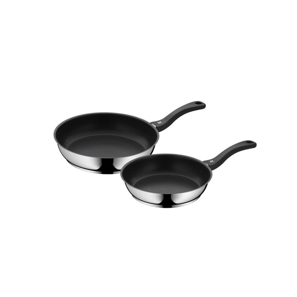 WMF Frying Pan Set 2pcs 20+28cm, Non-Stick Coating, TransTherm® Universal Base & Cromargan® Stainless Steel 0733726299