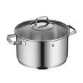 WMF High Casserole With Glass Lid, 24cm