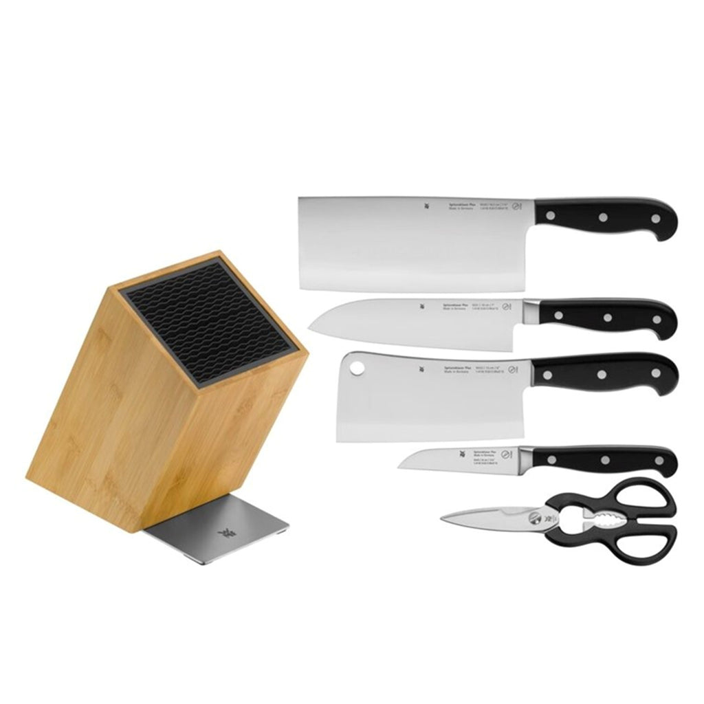 WMF Spitzenklasse Plus FlexTec Asian Knife Block Set, 6-piece