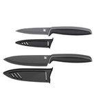 WMF Touch Kitchen Knife Set 2pieces - Black, Lasting & Special Blade Steel , 1879086100