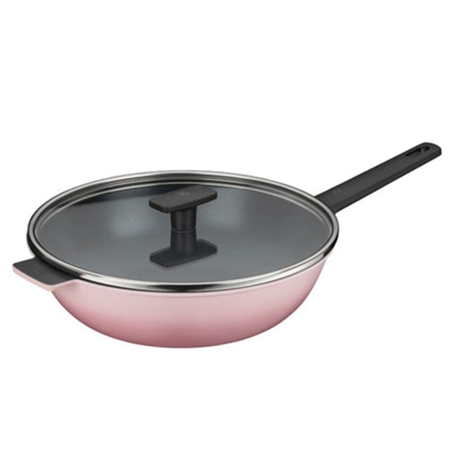 WMF Colorido Rose Pink Frying Pan 26cm / Wokpan 24cm / 30cm with Glass Lid