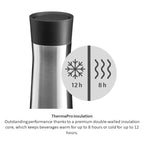 WMF Impulse insulation mug Cromargan 0.35I