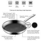 WMF Profi Resist Frying Pan 24cm Silver Stainless Steel