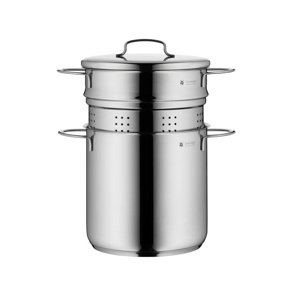 WMF Mini Pasta Pot With Lid And Insert 18cm 3L Stainless Steel