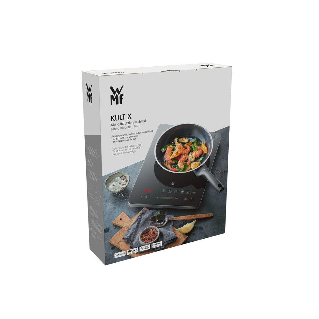 WMF KULT X Mono Induction Hob Black 2100W 1.05KG