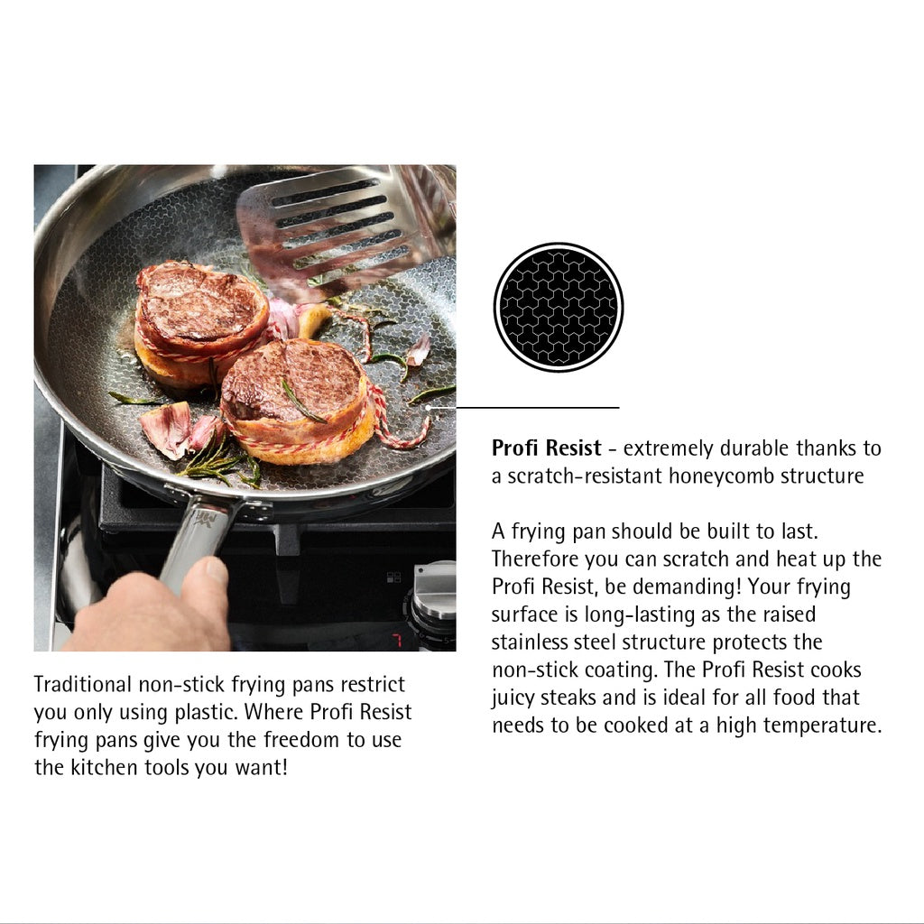WMF Profi Resist Frying Pan 28cm Silver Stainless Steel