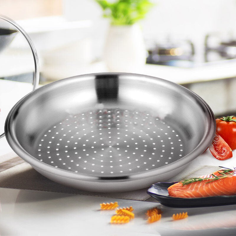 WMF Wok Steamer 32cm X 4.5cm Stainless Steel 18/10 0799536040