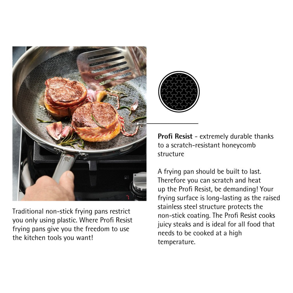 WMF Profi Resist Frying Pan 24cm Silver Stainless Steel