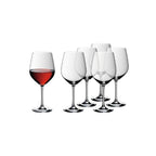 WMF Burgundy glass 6 pieces