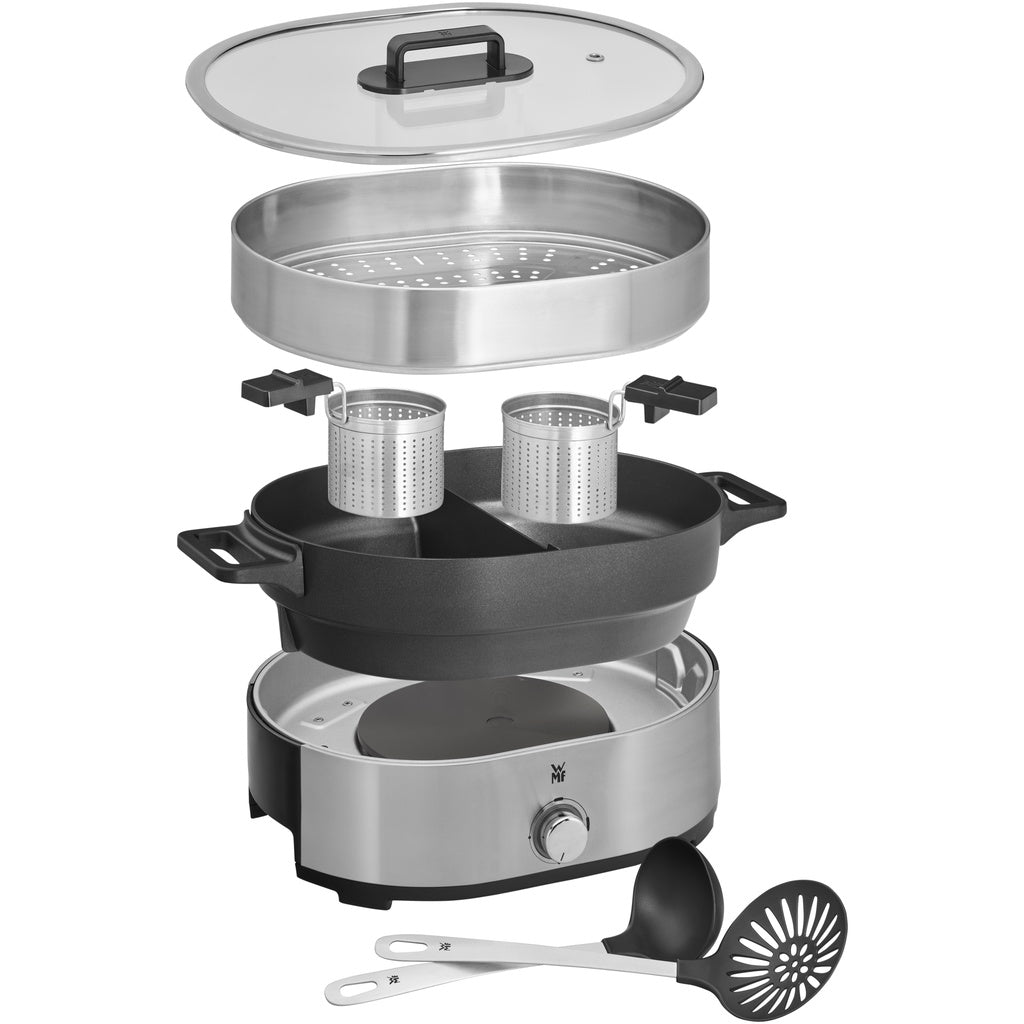 WMF Lono Hot Pot & Steam Silver 1750W 3.6L 8.02KG