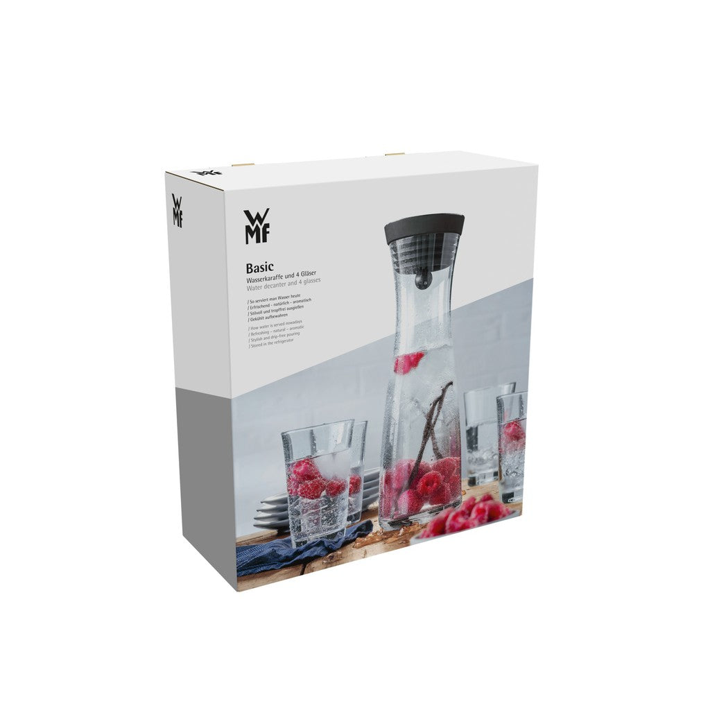 WMF Basic Decanter with 4 water glass