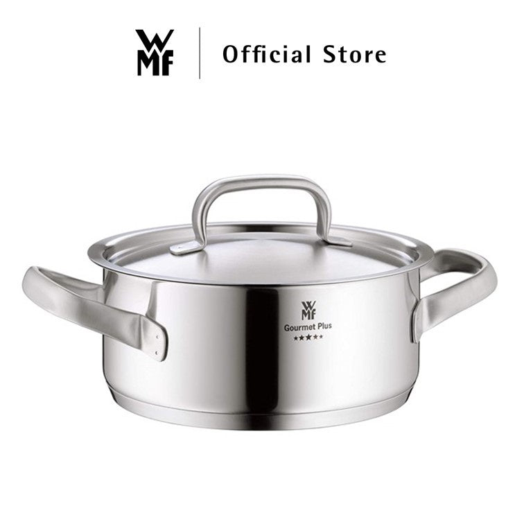 WMF Gourmet Plus Low Casserole With Lid 24cm 4.1Liters 2.57KG