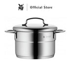 WMF Mini High Casserole With Lid 14cm 1.3 Liters 0.6KG Cromargan