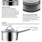 WMF Provence Saucepan With Cover 16cm 1.4L 1.1KG Cromargan®