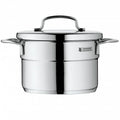 WMF Mini High Casserole With Lid 14cm 1.3 Liters 0.6KG Cromargan
