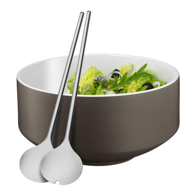 WMF Moto Salad Set, 3-pieces, Lava Grey