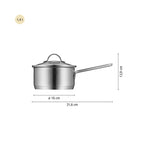 WMF Provence Plus Saucepan With Glass Lid & Measuring Jug Bundle