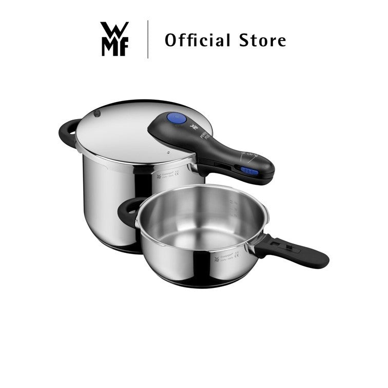 WMF Perfect Plus Pressure Cooker Set, 2-piece, 6.5L & 3.0L