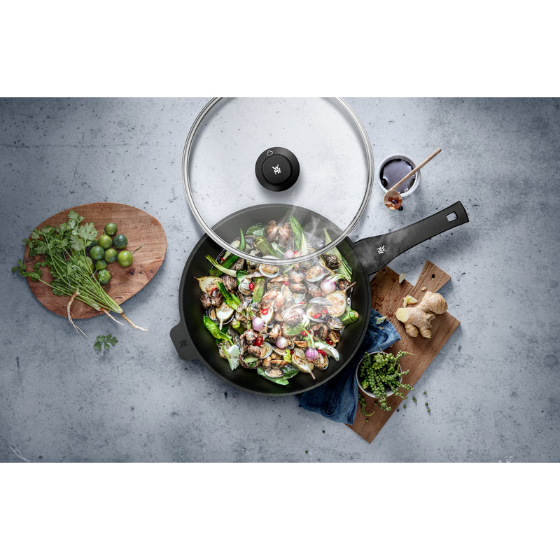 WMF PermaDur Premium Wok with lid, 30cm