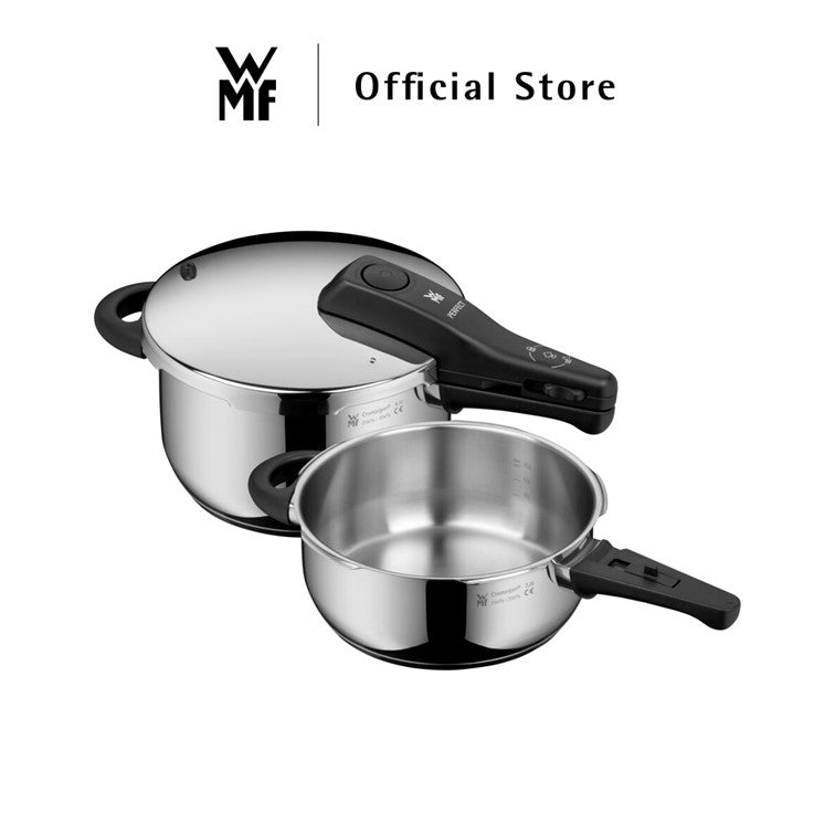 WMF Perfect Pressure Cooker Set, 2-piece, 4.5L & 3.0L
