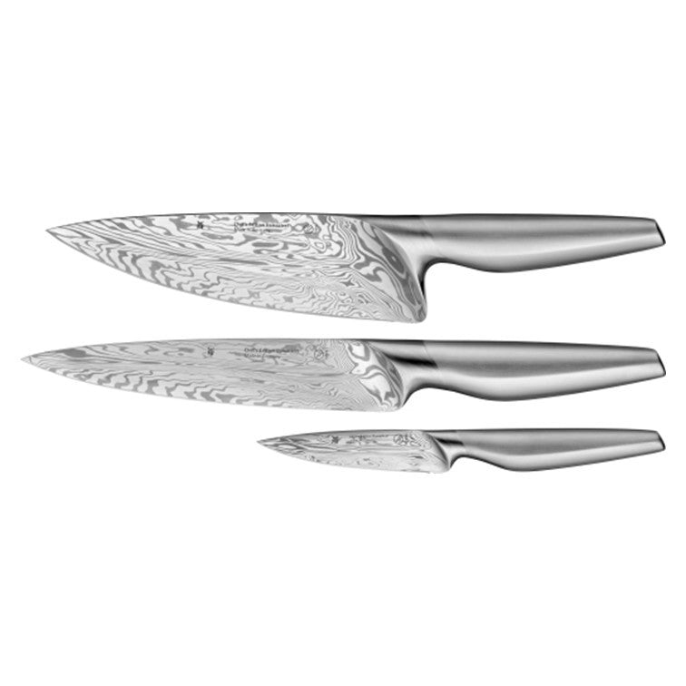 WMF Chef's Edition Damasteel Knife set 3-piece