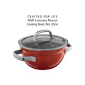 WMF Fusiontec Cooking Bowl Red with lid 20cm 2.3L
