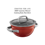 WMF Fusiontec Cooking Bowl Red with lid 20cm 2.3L