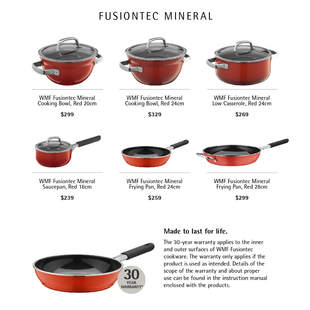 WMF Fusiontec Frying Pan Red 24cm