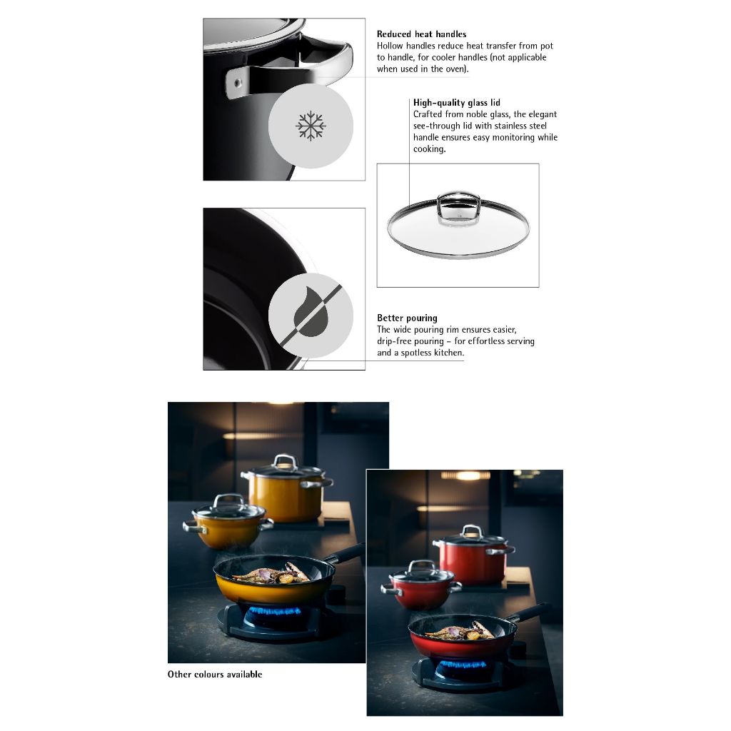 WMF Fusiontec Cooking bowl, Platinum 24cm