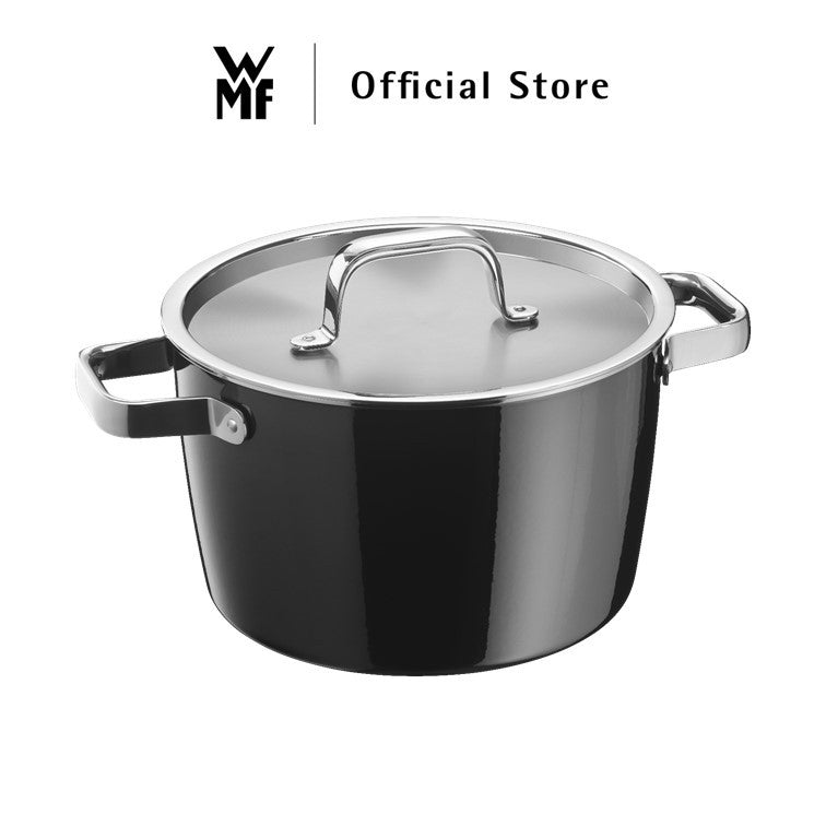 WMF Fusiontec Aromatic High Casserole Black 22cm 3.1L