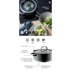 WMF Fusiontec Low Casserole Platinum 24cm