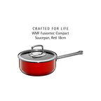 WMF Fusiontec Compact Red Saucepan With Lid 18cm