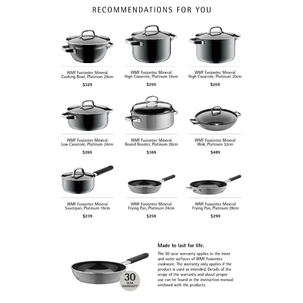 WMF Fusiontec Frying Pan, Platinum 28cm