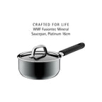 WMF Fusiontec Saucepan Platinum 16cm with lid Black 1.3 Liters