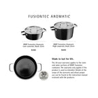 WMF Fusiontec Aromatic Low Casserole Black 22cm 3.1L