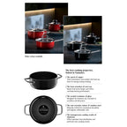 WMF Fusiontec Compact Black Saucepan With Lid 18cm 1.8Liters