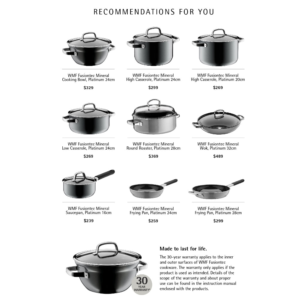 WMF Fusiontec Cooking bowl, Platinum 24cm