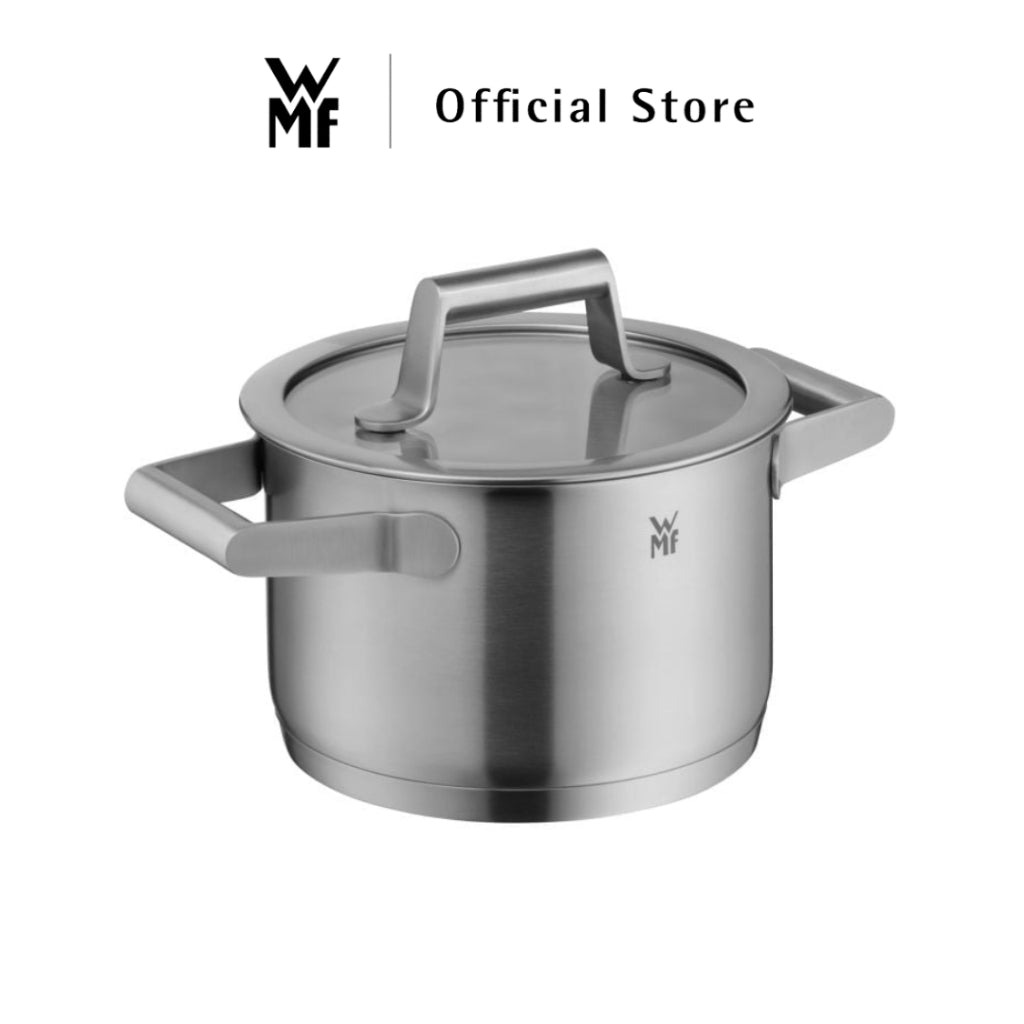 WMF Comfort Line High Casserole With Glass Lid, 16cm / 20cm / 24cm