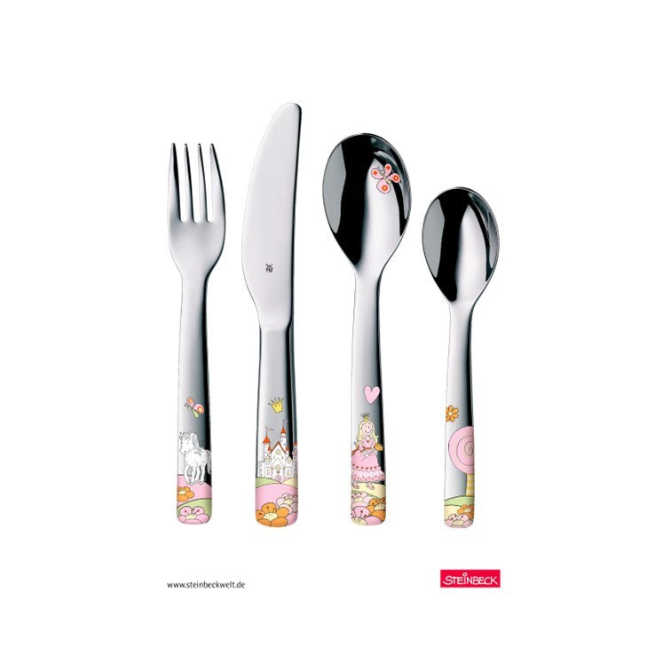 WMF Prinzessin Anneli Kids Cutlery Set, 4-piece 1294176040
