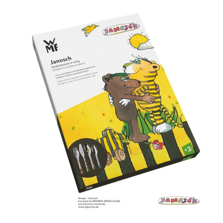 WMF Janosch Kids Cutlery Set, 4-piece 1294106040