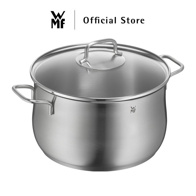 WMF Brilliant Cookware Range High Casserole With Glass Lid 24cm / Saucepan 16cm