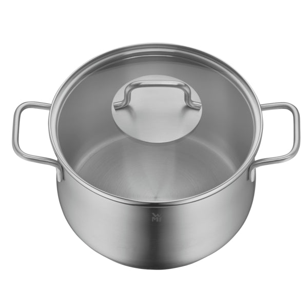 WMF Brilliant Cookware Range High Casserole With Glass Lid 24cm / Saucepan 16cm