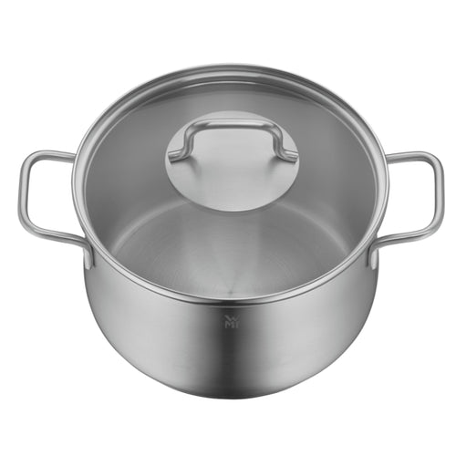 WMF Brilliant Cookware Range High Casserole With Glass Lid 24cm / Saucepan 16cm