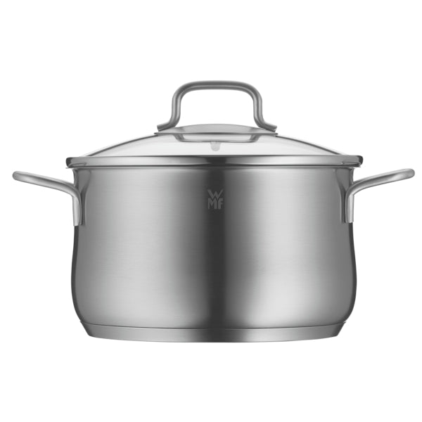 WMF Brilliant Cookware Range High Casserole With Glass Lid 24cm / Saucepan 16cm