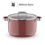 WMF Fusiontec Mineral Cookware, Rose Quartz – High Casserole 16/20/24cm, Low Casserole 24cm, Saucepan 16cm