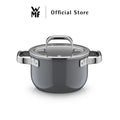 WMF Fusiontec Mineral Cookware, Platinum – High Casserole 16/20/24cm, Low Casserole 24cm, Saucepan 16cm