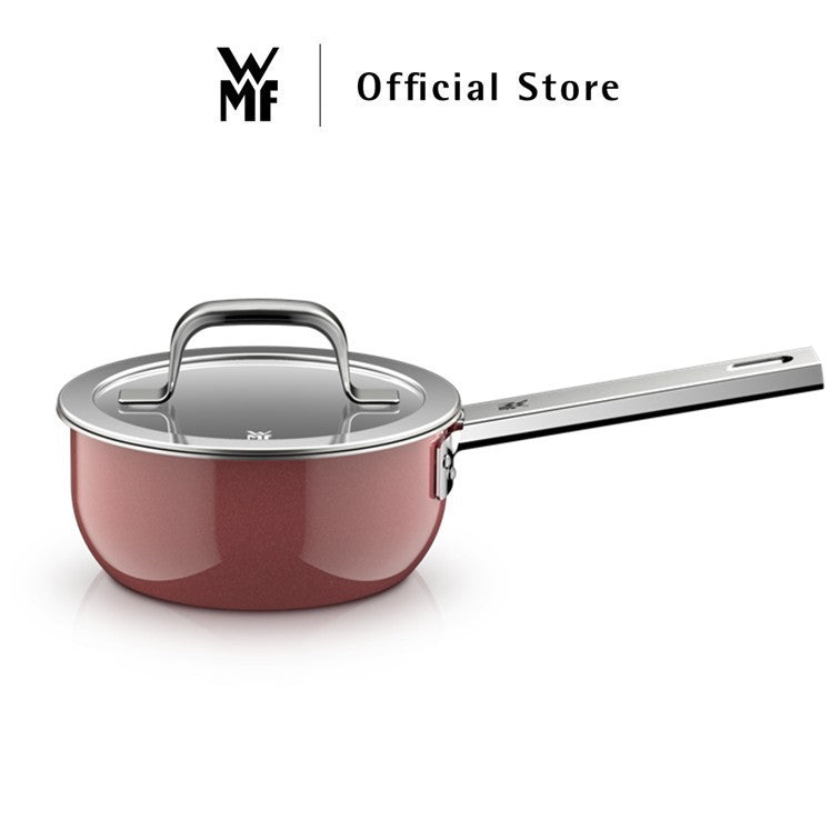 WMF Fusiontec Mineral Cookware, Rose Quartz – High Casserole 16/20/24cm, Low Casserole 24cm, Saucepan 16cm